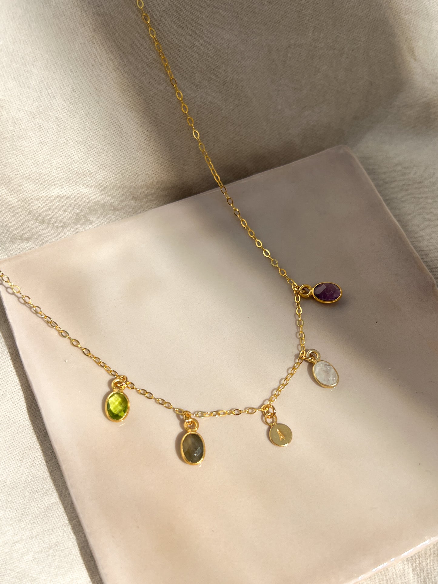STORI Multi-Birthstone Necklace