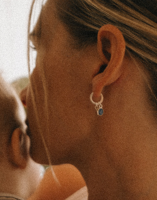 SORAYA Custom Charm Earrings in Silver