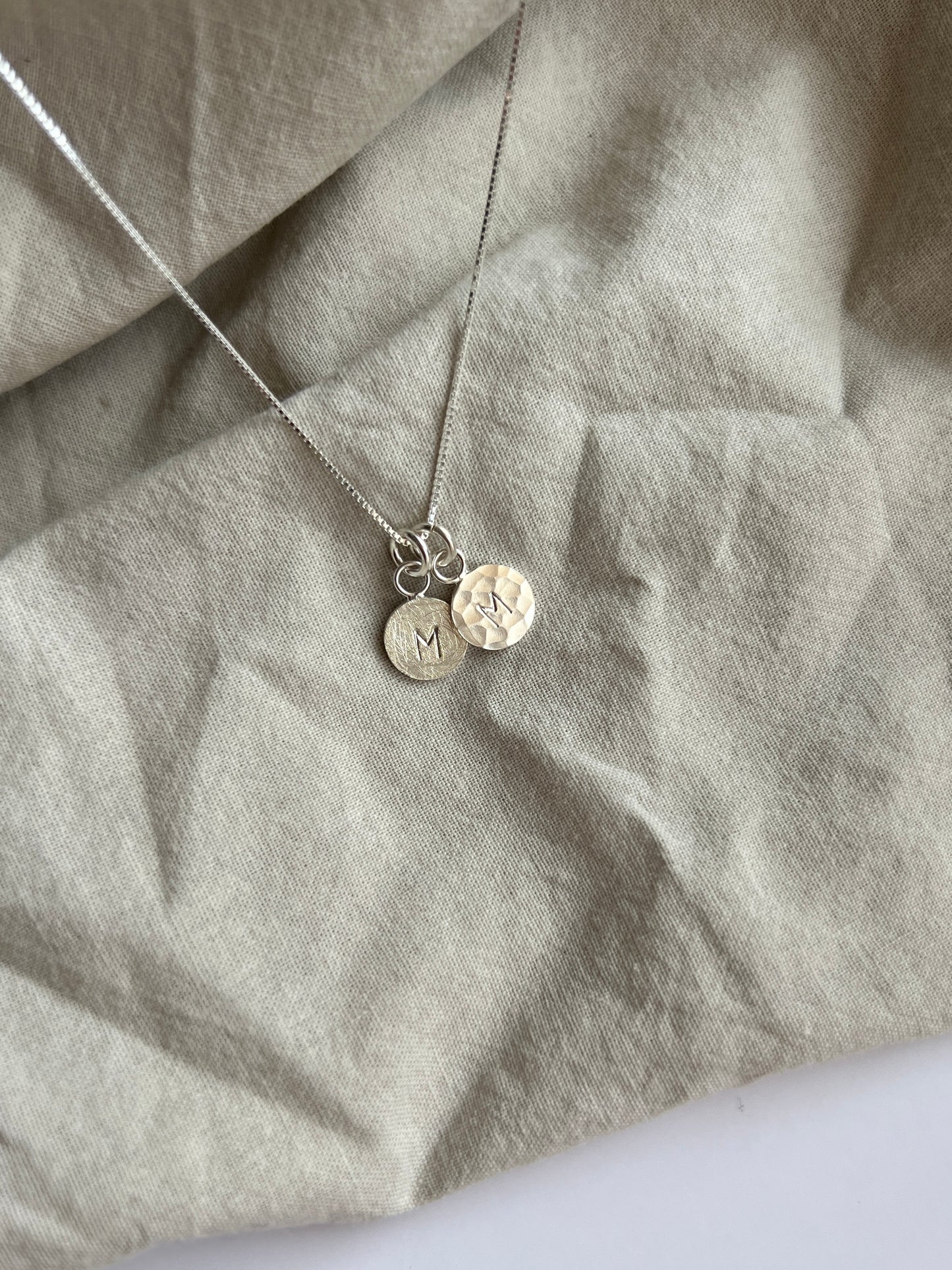 VELA Duo Necklace in Silver