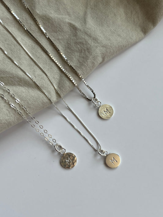 Initial Pendant Only (No Chain)