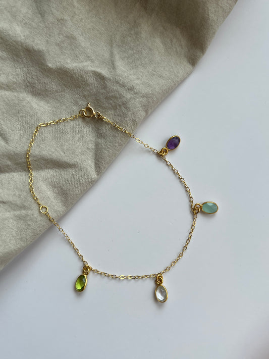 STORI Multi-Birthstone Bracelet & Anklet