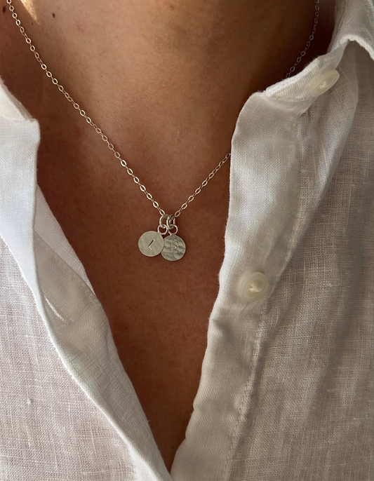 VELA Duo Necklace in Silver