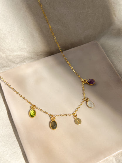 STORI Multi-Birthstone Necklace