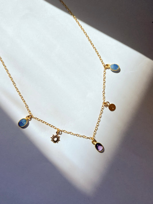 STORI Multi-Birthstone Necklace