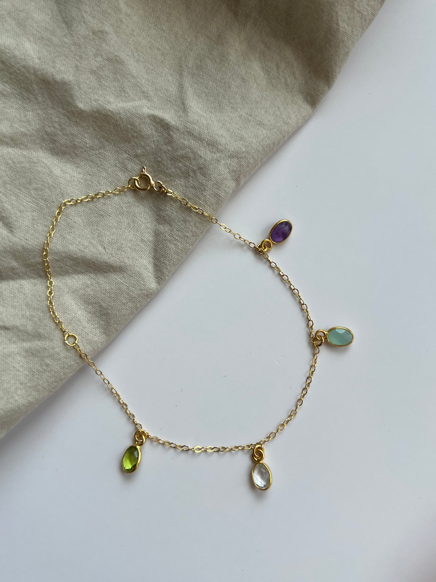STORI Multi-Birthstone Bracelet & Anklet