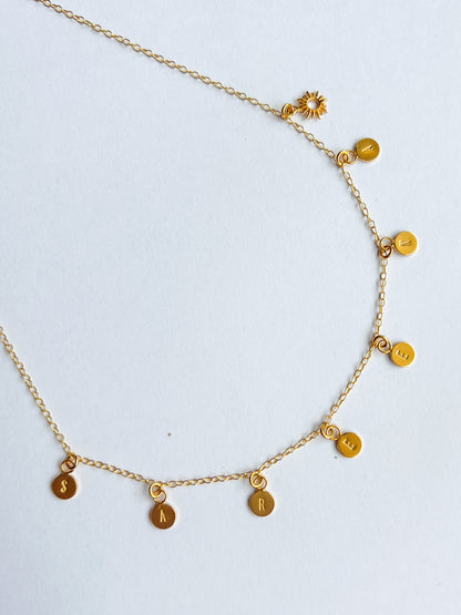 ELARA Personalised Charm Necklace